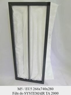 Filter EU5 pre SYSTEMAIR TA 2000 (266x740x280) BFTA 2000 EU5, 203887