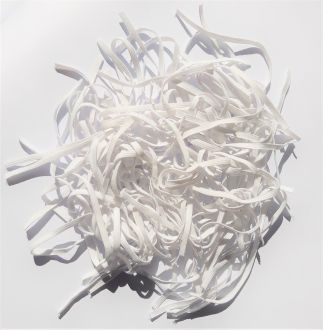 Guma na masku 12-15 cm Výroba masky 50 ks. BIELY