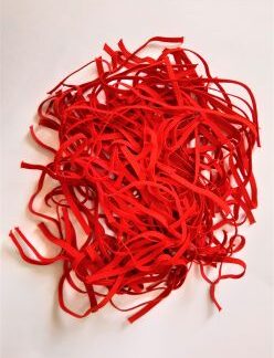 Guma na masky 17cm výroba masiek 50 ks. ČERVENÁ