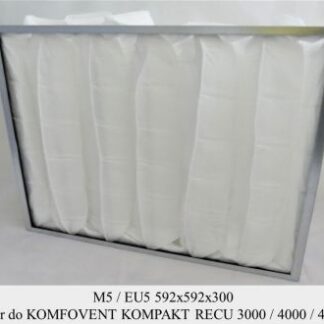 Filtr EU5 do KOMFOVENT KOMPAKT RECU 3000 / 4000 / 4500 (592x592x300)